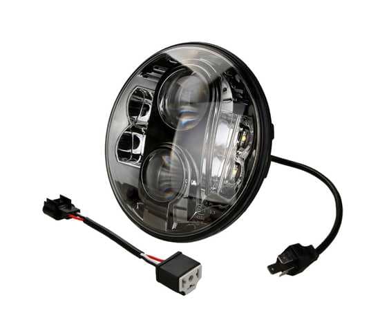 Фары головного света 160W - 7" дюймов + ДХО , 1680B (комплект 2 шт) Defender, Jeep, Toyota cruiser 70, изображение 13