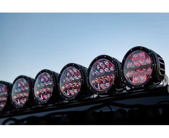 Фары RIGID 360 Серия 4"  Водительский свет - Янтарная Подсветка (Пара), изображение 3