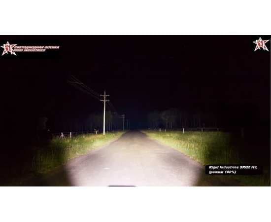 Светодиодная фара Rigid Водительский свет SR-Q Cерия PRO (6 диодов) -  (2 -шт), изображение 7