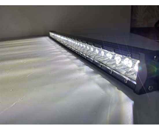 Однорядная светодиодная LED балка 200W, дальний свет CREE 54200S (Spot), изображение 7
