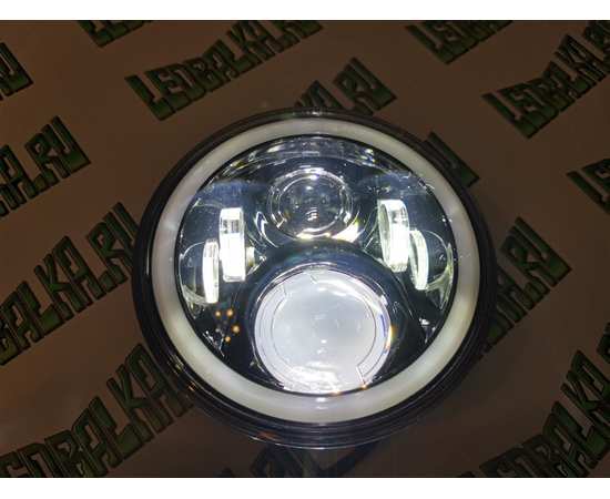 Светодиодный фары головного света с ДХО и поворотниками 7 дюймов 140 Вт (комплект), изображение 19