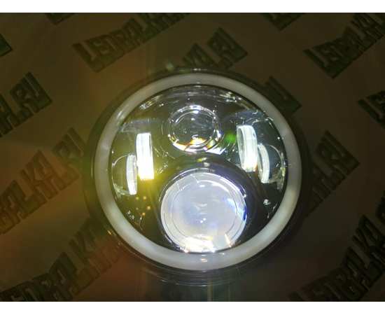 Светодиодный фары головного света с ДХО и поворотниками 7 дюймов 140 Вт (комплект), изображение 20