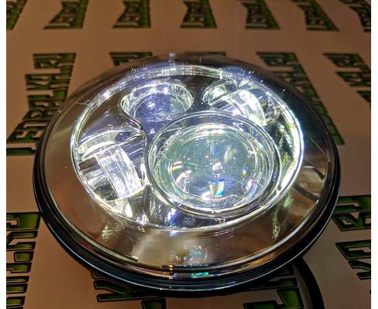 Светодиодные LED фары 7" 80W головного света (комплект 2шт), изображение 10