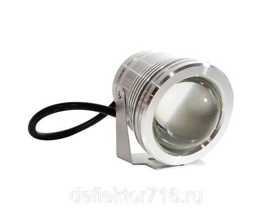 Светодиодная фара 10W - Рабочего света  (светодиоды EPISTAR) Silver