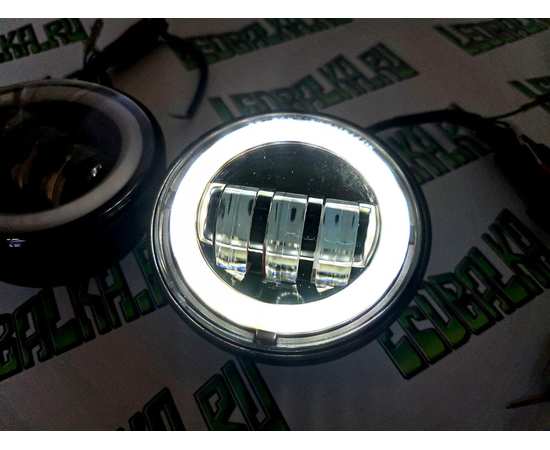 Противотуманные фары 60W  с ДХО + Поворот (2 шт) Hummer, HarleyПротивотуманные фары 60W  с ДХО + Поворот (2 шт) Hummer, Harley