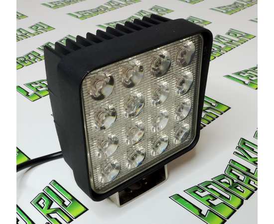 Светодиодная LED фара 48W - Ближнего света, 1015-48F (светодиоды Epistar)