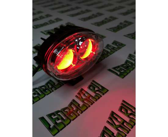 Маркерный фонарь 6W - Красный круг (точка) (Red Spot) на погрузчик, 6WRS
