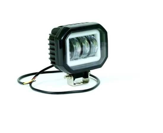 Светодиодные фары 30W + 5W DRL ( 2шт ) противотуманная фара ровная СТГ