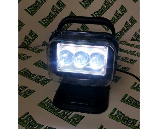 Светодиодный LED фара-искатель 60W с дистанционным управлением 12/24V