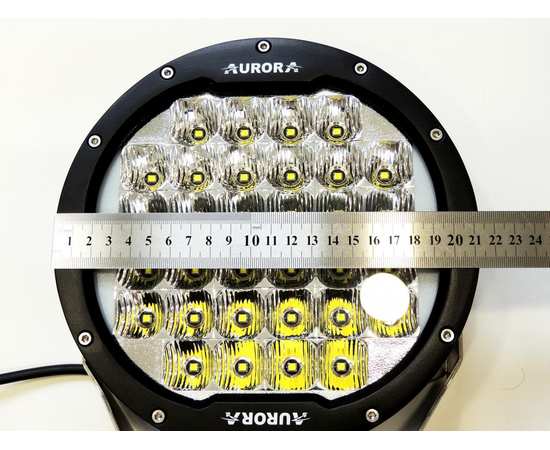 Светодиодная фара 96W Aurora ALO-R-7-E7BH Ближнего света  с габаритной подсветкой, изображение 15