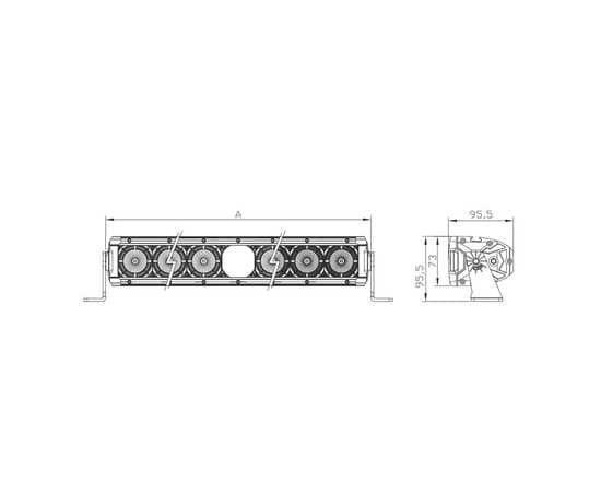 Светодиодная балка лазерная  JGAurora AAL-LBS152 31" 152W Osram, изображение 13