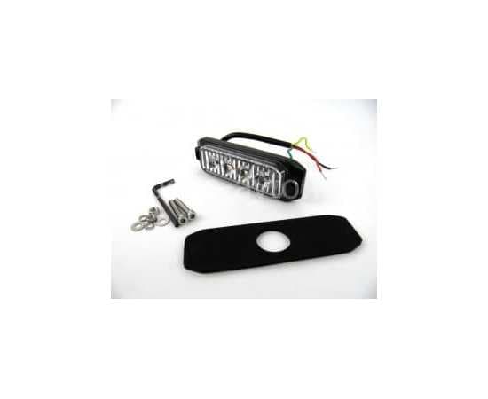 Фара вспышка проблесковая 12W, 10 см (12-24V), изображение 3