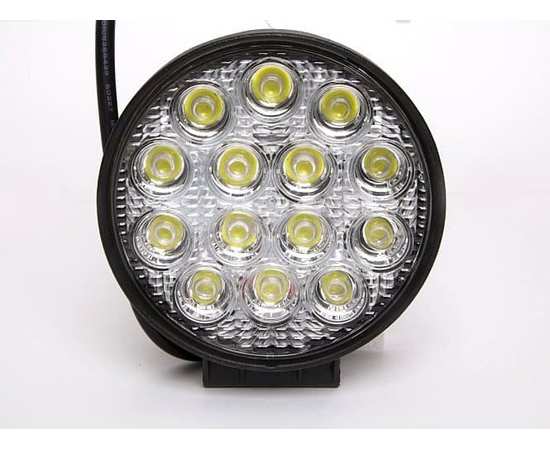 Светодиодная LED фара 42W - Ближнего света, 2003-42f (светодиоды Epistar), изображение 5