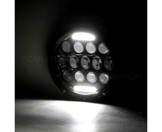 LED фары 7" дюймов 64W  DRL (2ШТ), изображение 21