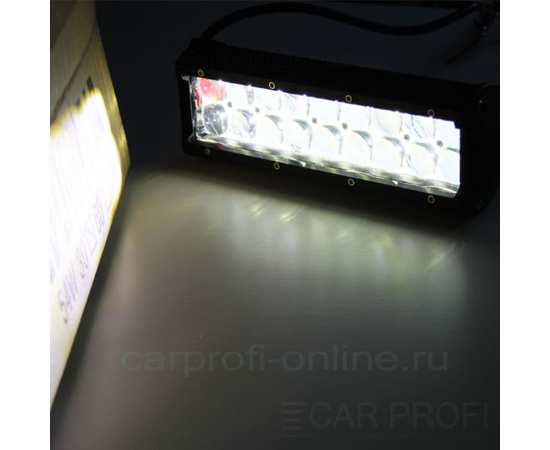 Cветодиодная LED балка 54W линзованый дальний свет, CREE, изображение 13