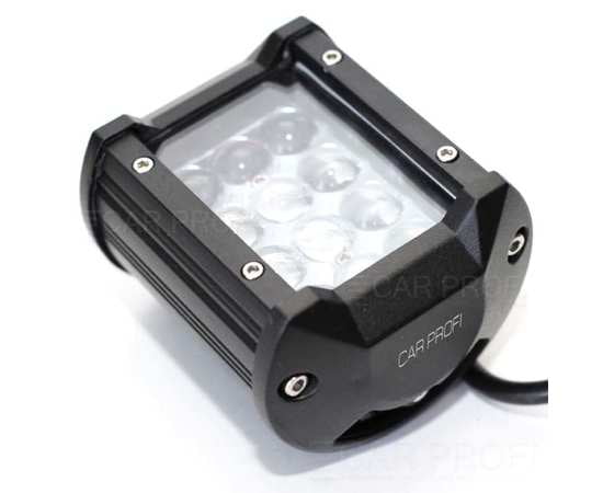 Cветодиодная LED фара 36W с линзой  дальний свет, изображение 5