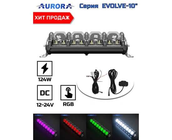 Многорежимная балка Aurora EVOLVE 124W ALO-N-10, RGB подсветка, изображение 19