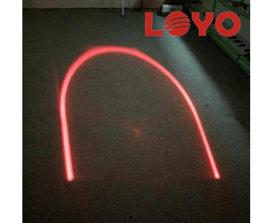 Маркерный фонарь LOYO 30W - Красная дуга (подкова) FORK U-ZONE SHAPE ARC MAX RED, 10-80V, изображение 3