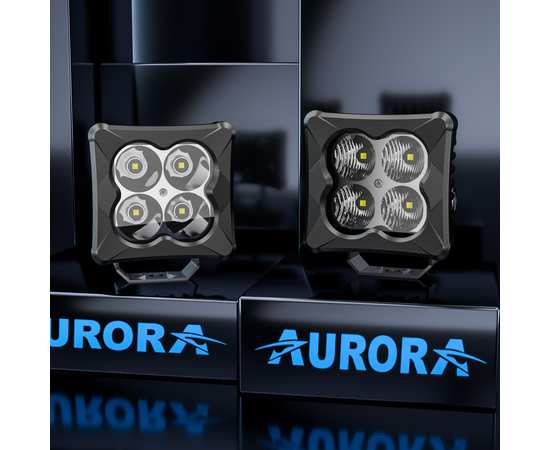 Фара Aurora ALO-D3-2-E4D1 20W светодиодная рабочего света 2", Flood, изображение 6