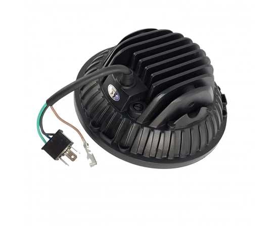 Светодиодные  фары 7" дюймов с ДХО 150W (2ШТ), изображение 2