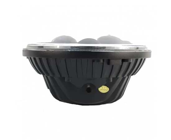 Светодиодные  фары 7" дюймов с ДХО 150W (2ШТ), изображение 3