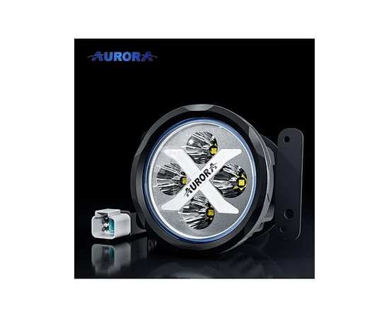 Фара дальнего 40W  Aurora ALO-R4T3-P-RGB 4" подсветка RGB в форме Х  ( 2 шт )Фара дальнего 40W  Aurora ALO-R4T3-P-RGB 4" подсветка RGB в форме Х  ( 2 шт )Фара дальнего 40W  Aurora ALO-R4T3-P-RGB 4" подсветка RGB в форме Х  ( 2 шт )