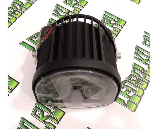 Маркерный фонарь 15W - Красный полукруг (Подкова, Дуга), 10-80V, Sanmak SA6069-04
