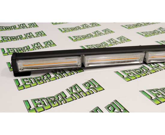 Проблесковая балка Samrai 26-6COB, 89.5 см, 14 режимов, односторонняя ...