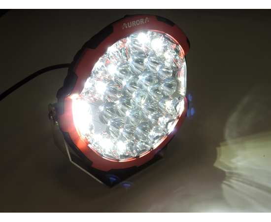 Светодиодная фара 185W Aurora ALO-GR7-R Red  комбинированного света + боковая засветка 180°, изображение 15