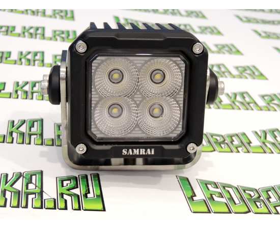 Светодиодная LED фара 40W, Samrai 1740SF, рабочего света, PRO серия, Osram