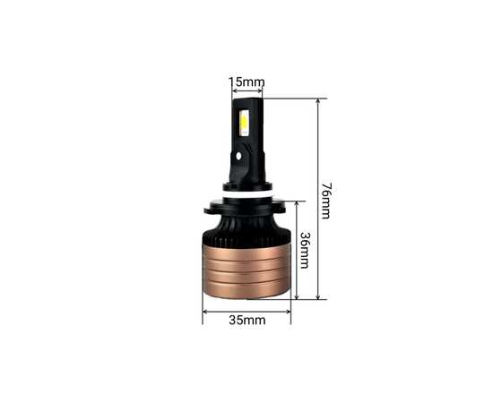 Светодиодные лампы A12-9006 65W (комплект 2шт), изображение 2
