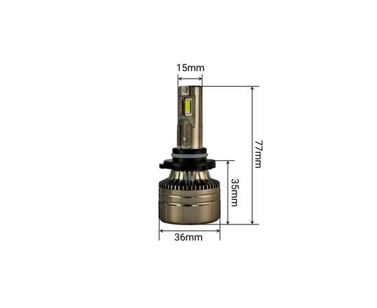 Светодиодные лампы A15-9005 75W (комплект 2шт), изображение 4