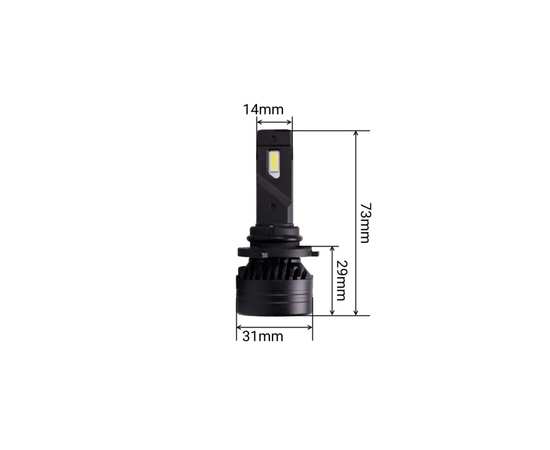 Светодиодные лампы F3-9005 45w (комплект 2шт), изображение 4