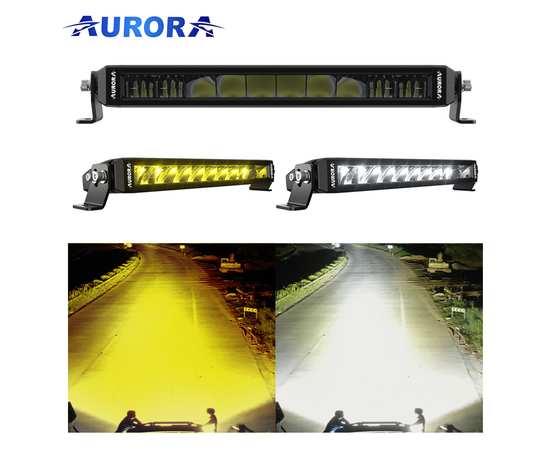 Светодиодная балка  Aurora 150W/150W - Комбинированный свет, ALO-S6-20-R5H1, (Переключение - Белый 150W + Желтый свет 150W)