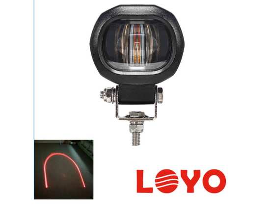 Маркерный фонарь 20W LOYO FORK U-ZONE ARC красного цвета (подкова)