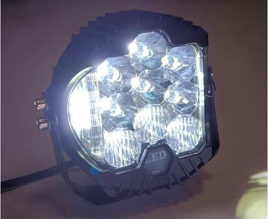 Светодиодная LED фара 45W - Комбинированного света с боковой засветкой + подсветка, 4045-45C, изображение 6