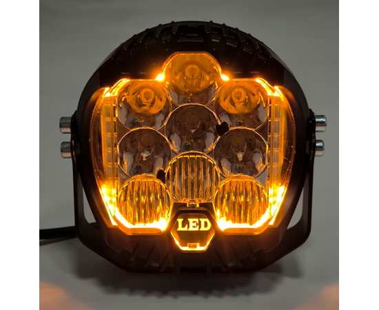 Светодиодная LED фара 45W - Комбинированного света с боковой засветкой + подсветка, 4045-45C