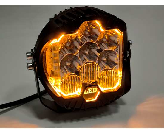 Светодиодная LED фара 45W - Комбинированного света с боковой засветкой + подсветка, 4045-45C, изображение 3