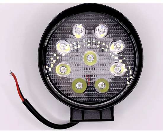 Светодиодная LED фара 27W Дальнего света, 2009-27S (светодиоды Epistar)