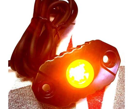 Точечная подсветка 9W Янтарного цвета AURORA ALO-Y-2-A Amber, изображение 3