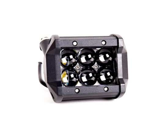 Светодиодная LED фара 18W - Дальний свет с 4D линзой (светодиоды CREE)