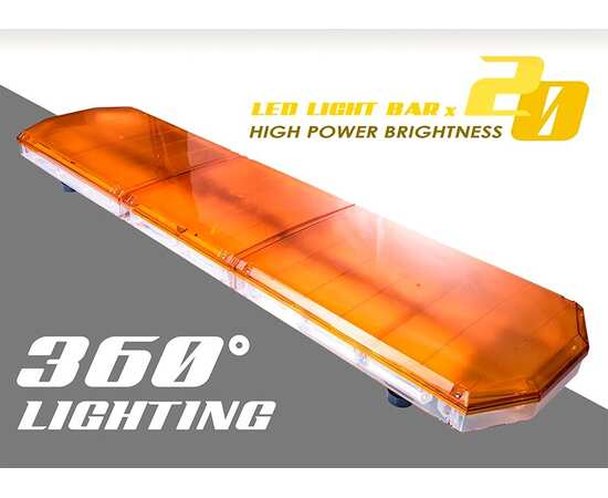 Проблесковая люстра 220W, 121 см, 16 режимов, желтая (12-24V), изображение 6