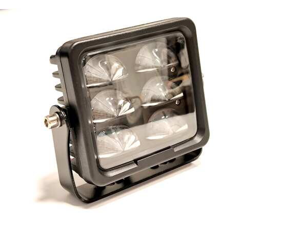 Маркерный фонарь LOYO 30W - Красная дуга (подкова) FORK U-ZONE SHAPE ARC MAX RED, 10-80V