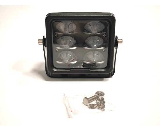 Маркерный фонарь LOYO 30W - Красная дуга (подкова) FORK U-ZONE SHAPE ARC MAX RED, 10-80V