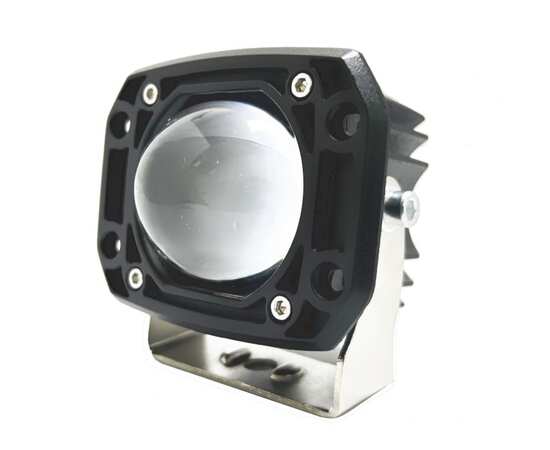 Фара 30W - с ровной СТГ (белый- желтый) Samrai 0030SWY