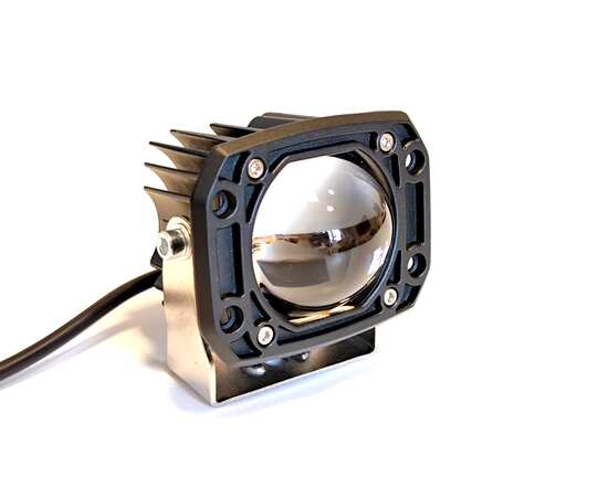 Фара 30W - с ровной СТГ (белый- желтый) Samrai 0030SWY