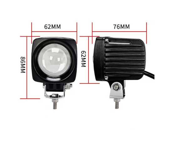 Маркерный  фонарь LOYO 10W - Синяя точка  LY-4020D 10-80V, изображение 2