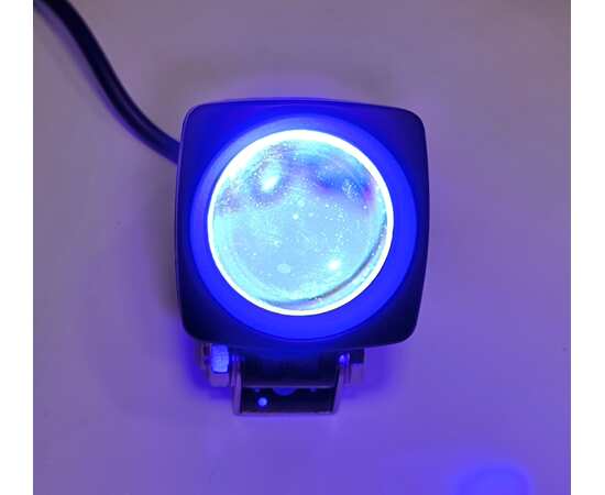 Маркерный  фонарь LOYO 10W - Синяя точка  LY-4020D 10-80V, изображение 4