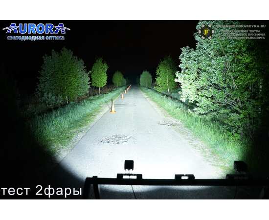 Фара AURORA 40w - Ближнего света ALO-2-E4T, (светодиоды Osram) 3200Lm