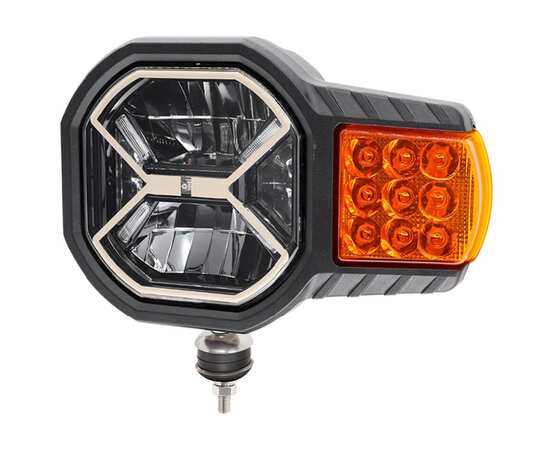 Фары для спец техники 100W - Головной свет с обогревом, 16100W (2 шт) 4000 / 6000Lm, 9-32V
